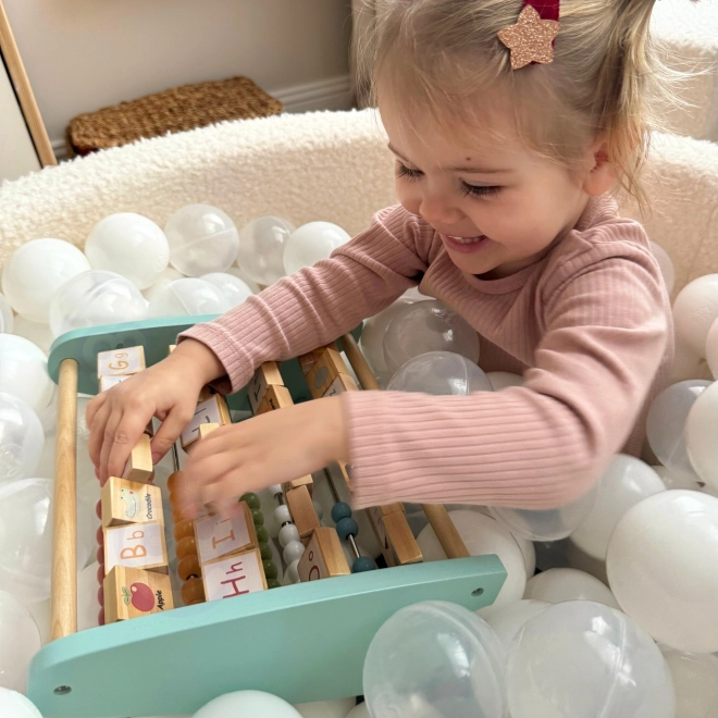 Houten educatieve telraam en alfabet Tooky Toy