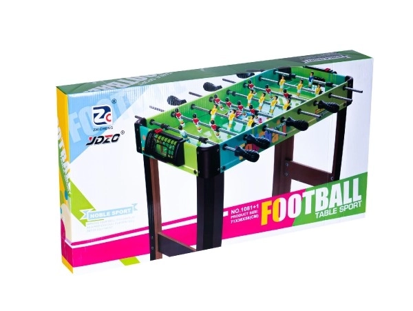 Table Football Game with Counter and Metal Rods