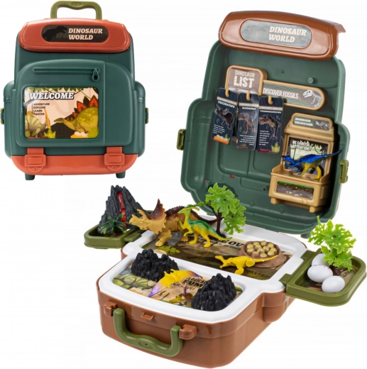 Draagbaar 2-in-1 koffertje: opslag en speelwereld