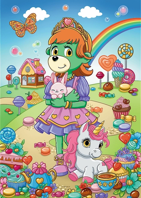 Puzzle mit Glitzer Familie Treflik 100 Teile