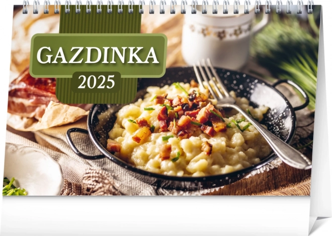 NOTIQUE Bureaukalender Gazdinka 2025, 23,1 x 14,5 cm
