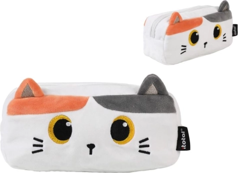 Trousse en peluche chat orange Cat Lovers