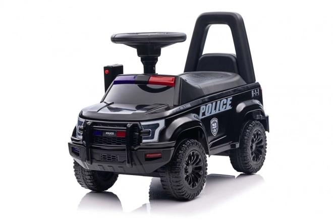 Kinderloopfiets Politie zwart