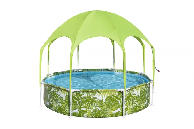 BESTWAY Rahmenpool mit Sonnendach SPLASH-IN-SHADE 244 × 51 cm