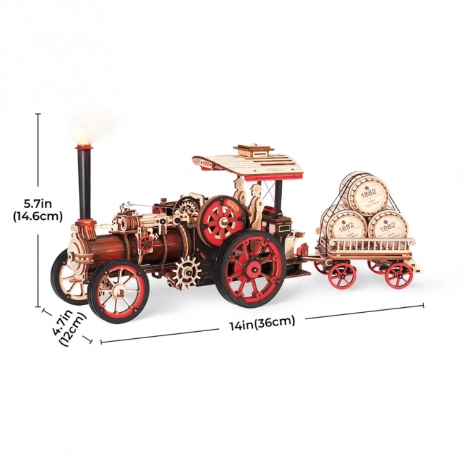 RoboTime 3D mechanische puzzel Stoommachine