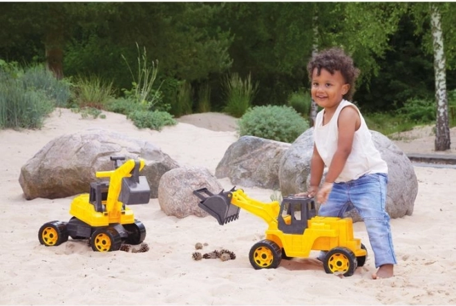 Fun in the sand and garden