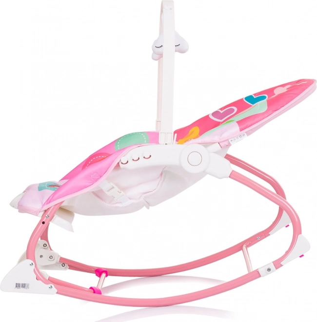 Kinderschommelstoel Enjoy roze