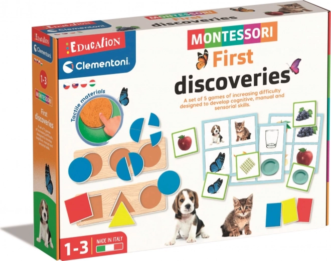 Clementoni Montessori set : premières découvertes