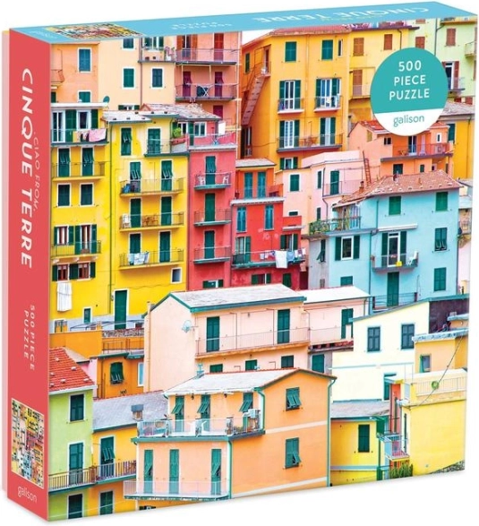 Puzzle Galison Greetings from Cinque Terre 500 pieces