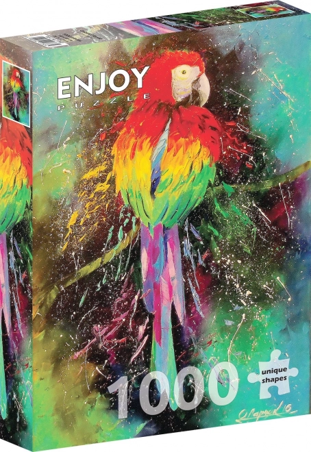 Puzzel gekleurde papegaai 1000 stukjes