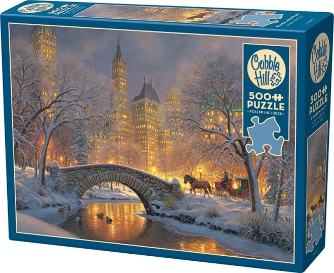 Motif hivernal apaisant