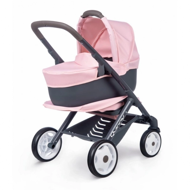 Gecombineerde Maxi Cosi kinderwagen lichtroze voor poppen