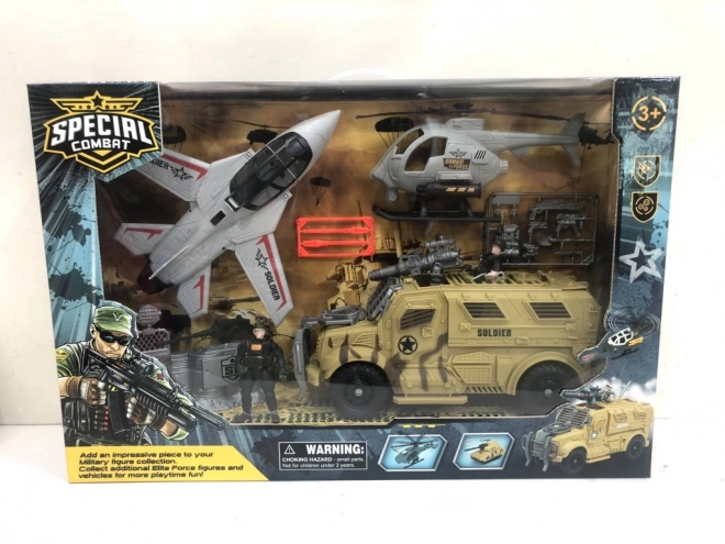 Großes Militärset, Düsenjäger und Kampfgerät