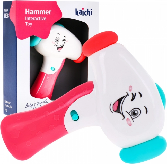 Marteau interactif pour enfants 12 mois+ Lumières et sons pour petits bricoleurs