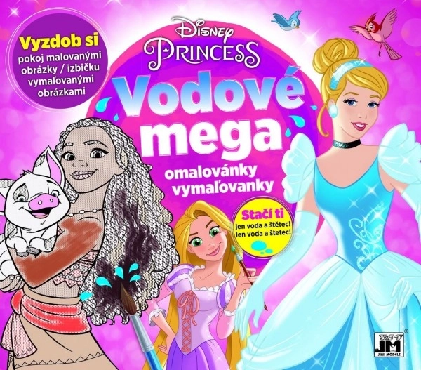 Wasser-Mega-Ausmalbilder Disney Prinzessinnen
