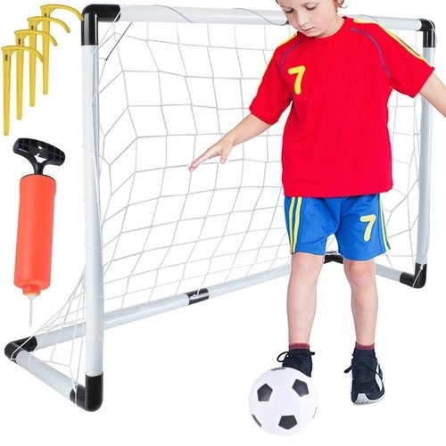 Voetbaldoel + bal + pomp 23459