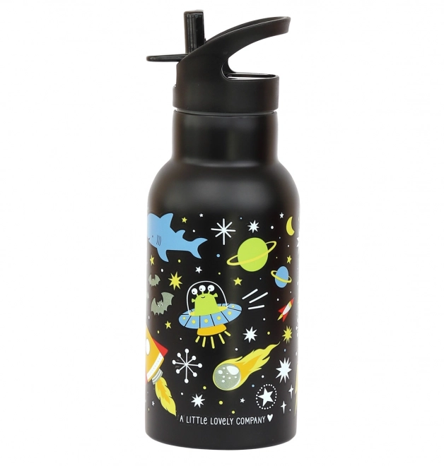 A Little Lovely Company Stainless steel drinking bottle 500 ml – Universe