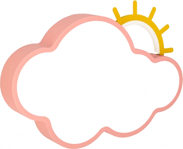 Pink Cloud LED Lamp with Remote Control