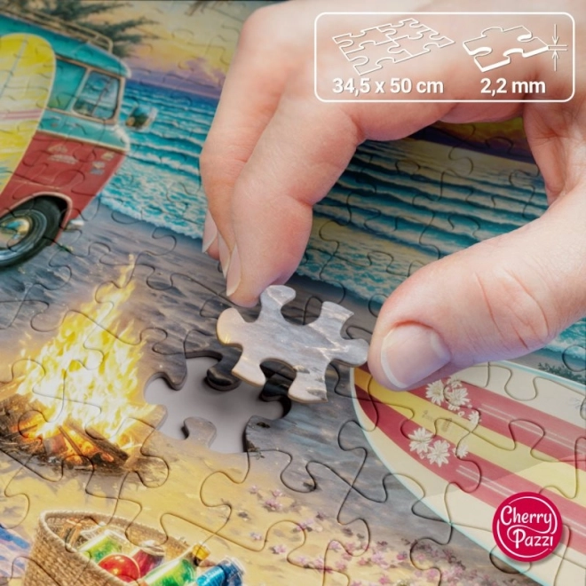 Puzzel Leven in een caravan 500 stukjes