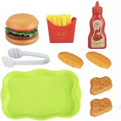 PLEJO Spiellebensmittel-Set - Hamburger