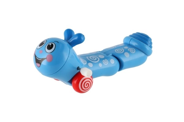 Kruipende plastic worm van 13cm, verkrijgbaar in 6 kleuren, 12 stuks in doos