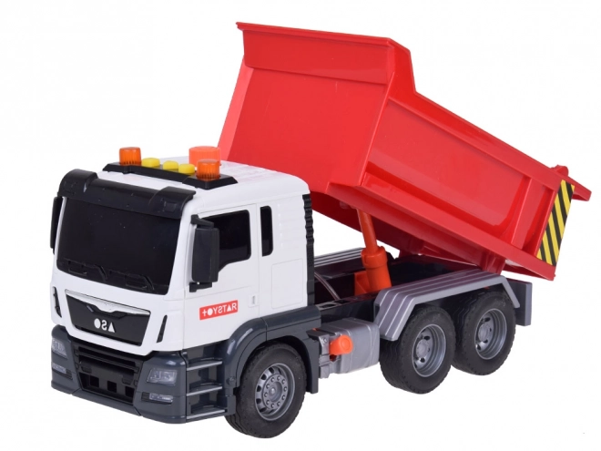Children's dump truck with light and sound functions