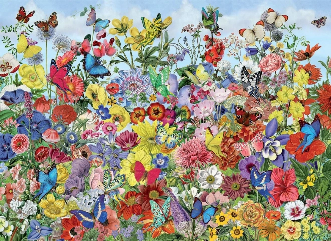 COBBLE HILL Butterfly Garden 1000-Piece Puzzle
