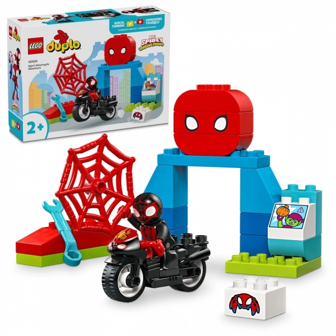 LEGO DUPLO Spidey en Avonturen op de motorfiets