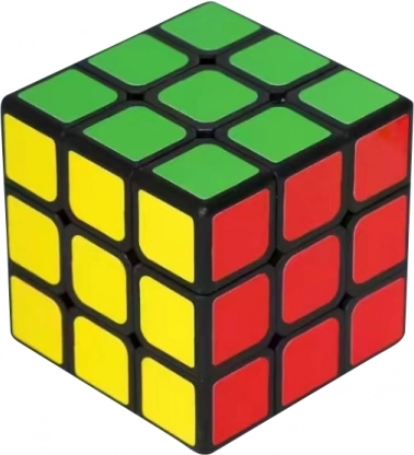 Colorful Puzzle Cube 5.3 cm