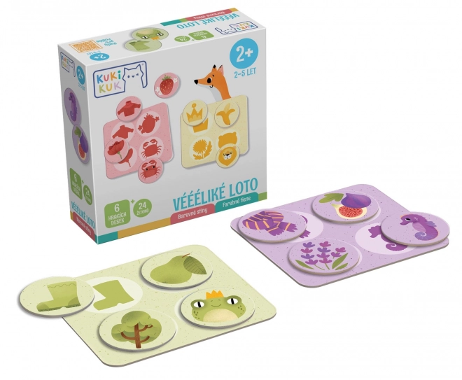 KukiKuk 80035 Veeeelike Loto Kleurige Schaduwen