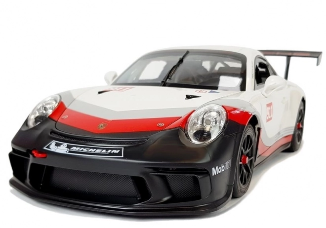 Afstandsbediening auto Porsche 911 GT3 CUP Rastar 1:14 wit