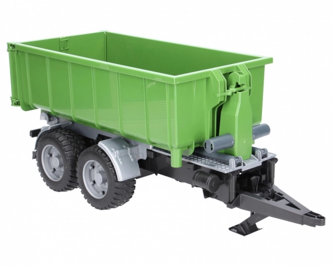Bruder Groen voertuig met kiepcontainer schaal: 1:16