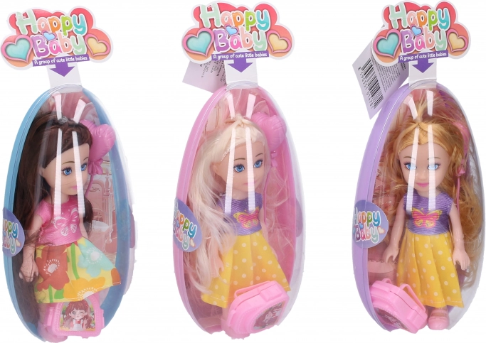 Doll With Balloon in Egg 17 cm