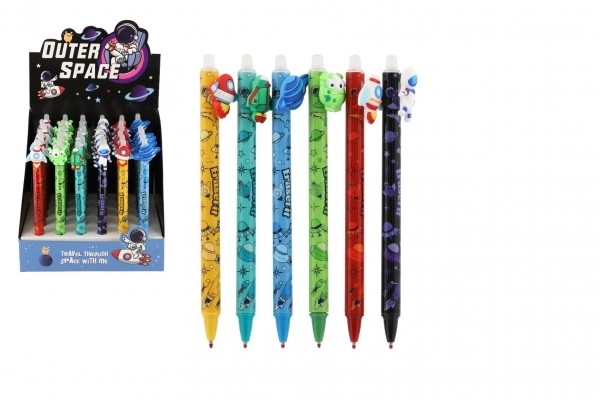 Pen gumtransportmiddel 0,5 kunststof blauw 6 kleuren