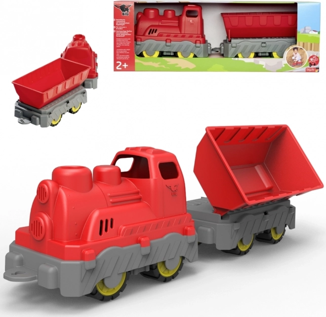 Mini Zug BIG Power Worker mit Waggon 45 cm