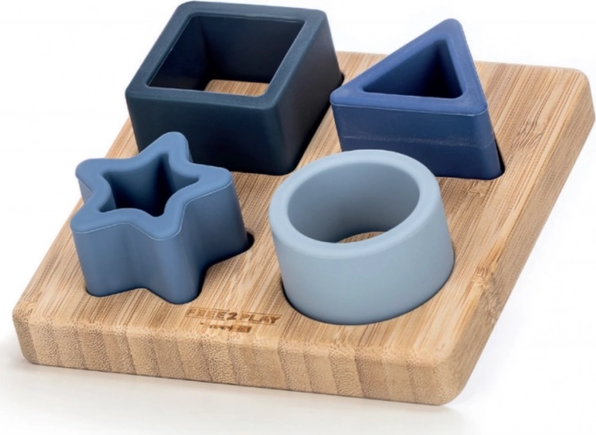 Free2PLAY Inlegpuzzel Vormen, blauw
