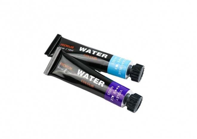 Set van acrylverf in tubes 24 kleuren