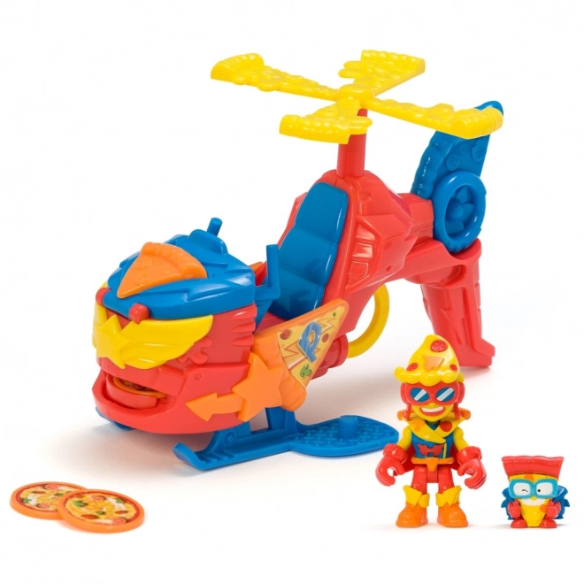 SuperThings Pizzacopter mit Scheibenwerfer
