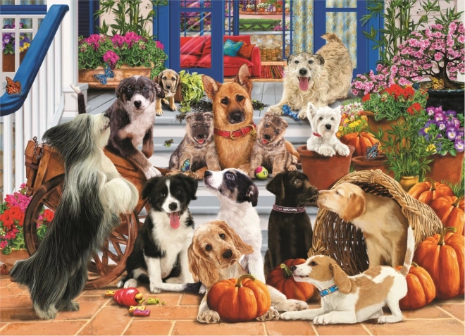 Wooden Puzzle TREFL Wood Craft Origin Dog Friendship 1000 Pieces