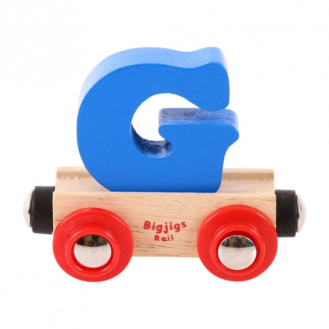 Bigjigs Rail houten wagon - letter G