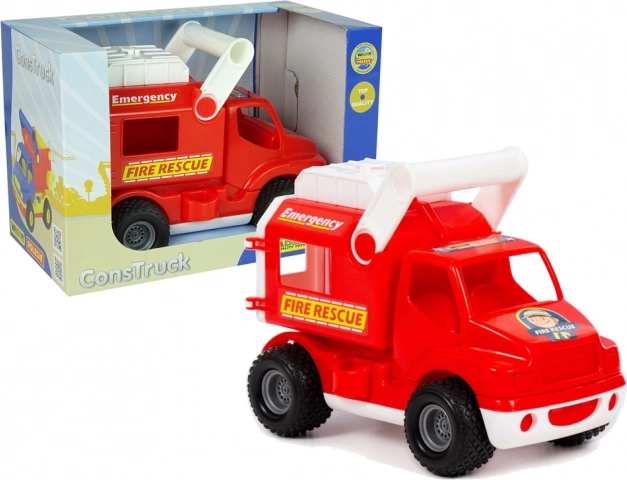 Feuerwehrauto ConsTruck POLESIE rot