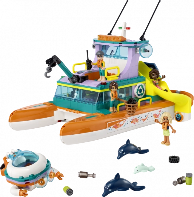 LEGO Friends zee-reddingsboot
