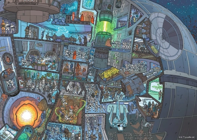 Puzzle Star Wars : Où est Chewie ? 1000 pièces