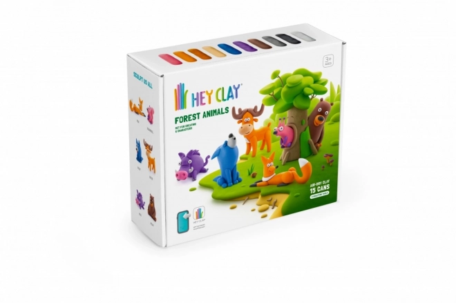 Hey Clay plasticine set Bosdieren