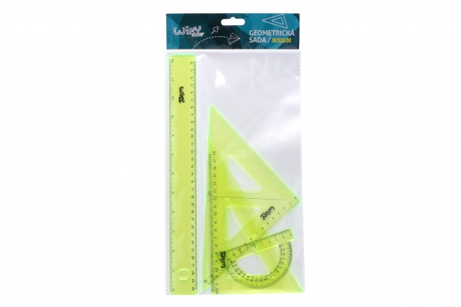 Geometrische set neon
