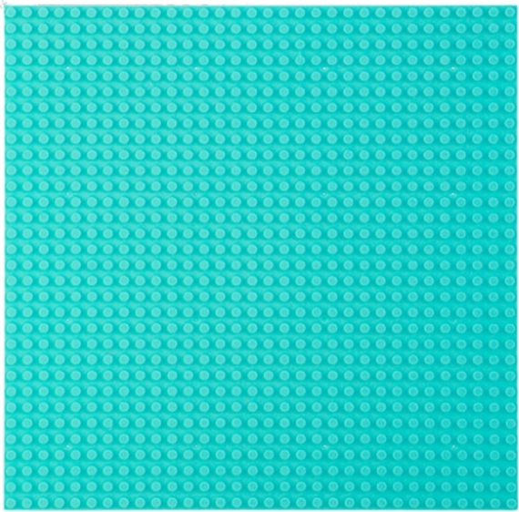 Building Board for Blocks Light Blue 40x40 cm