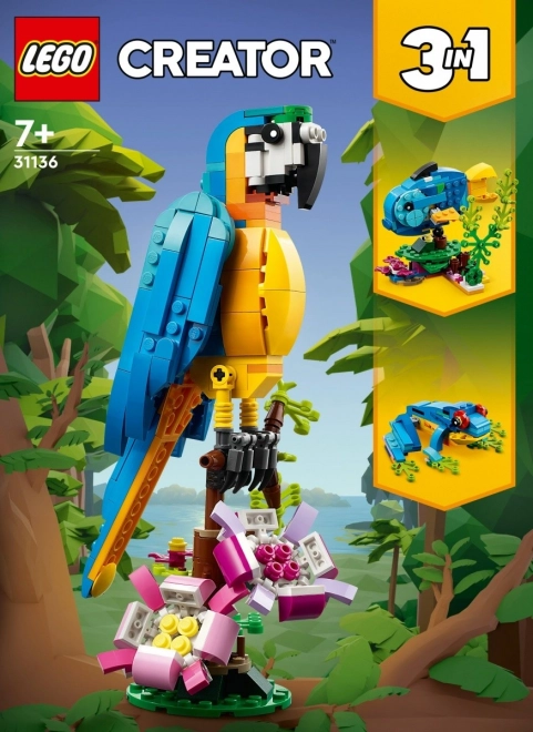 LEGO Creator 3in1 31136 Exotische papegaai