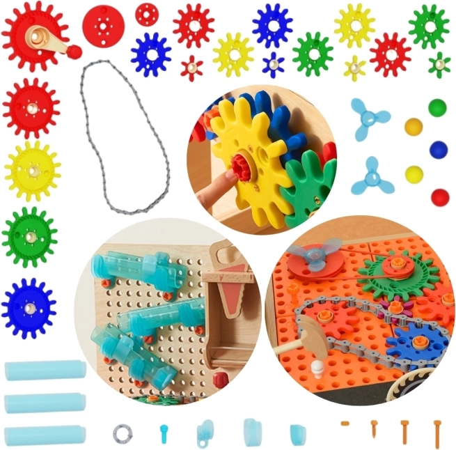 Masterkidz Accessory Set for Workshop Table STEM 111 pcs