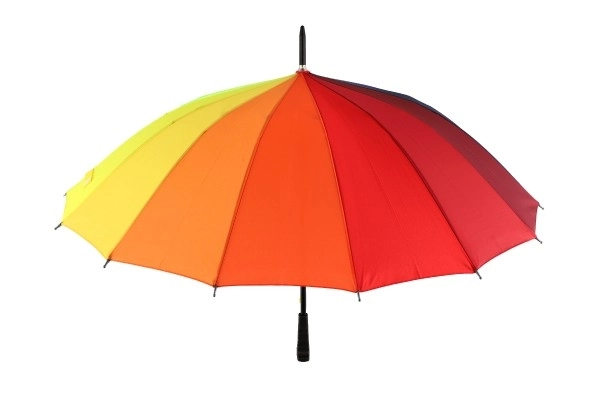 Uitschuifbare regenboogparaplu