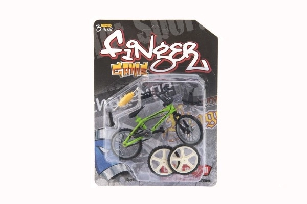 Mini freestyle vingerfiets met accessoires